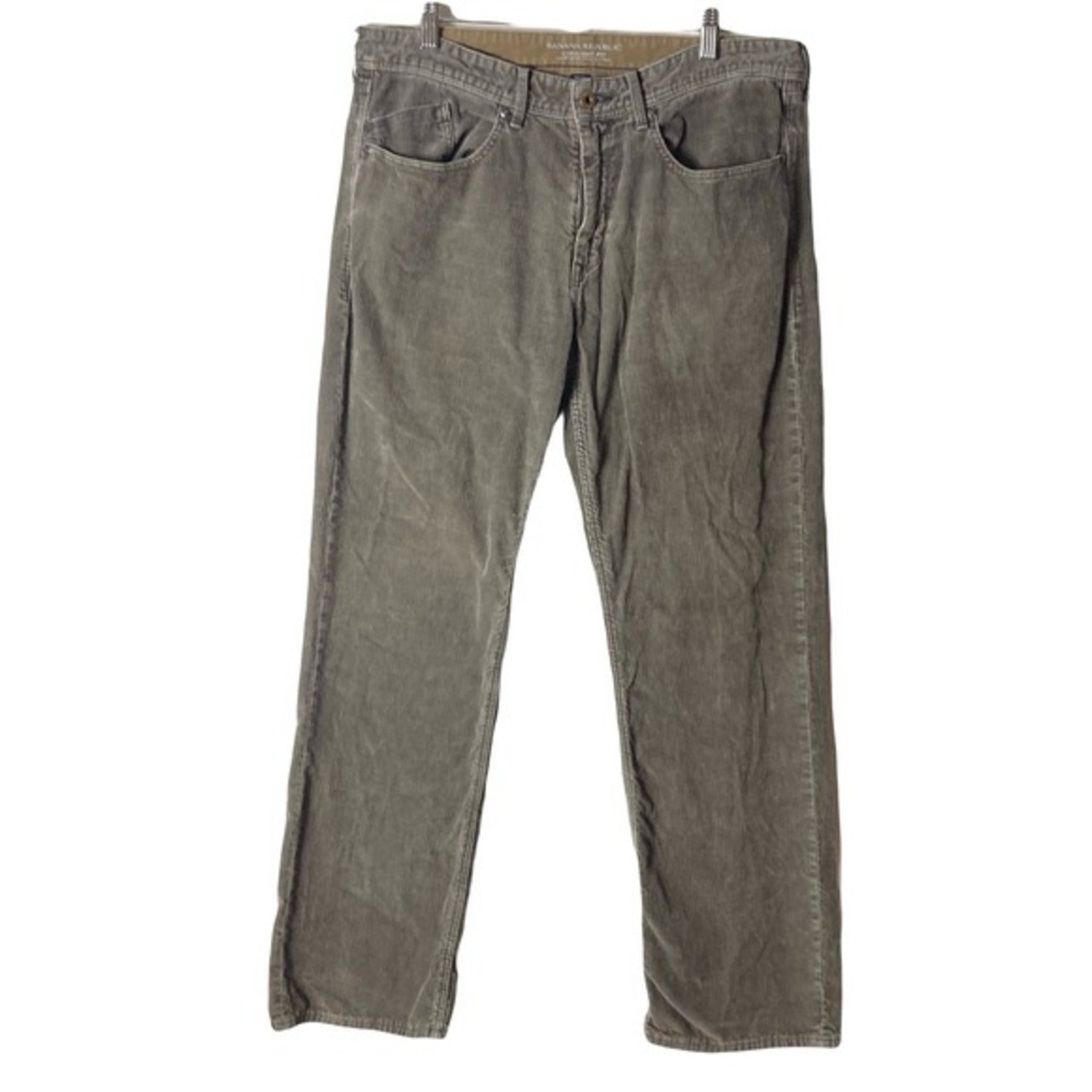 Banana Republic Corduroy 5 Pocket Pants Mens 32X30 Brown Pima Cotton Blend